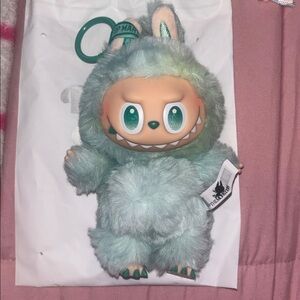 Authentic labubu Pop Mart Big Into Energy Figure with Drawstring Bag